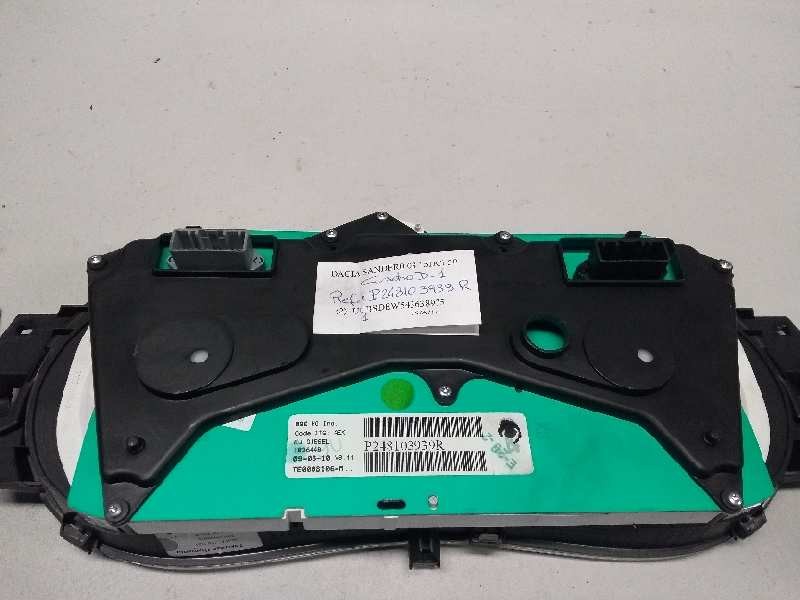 Recambio de cuadro instrumentos para dacia sandero 1.5 dci diesel cat referencia OEM IAM P248103939R 1836449 