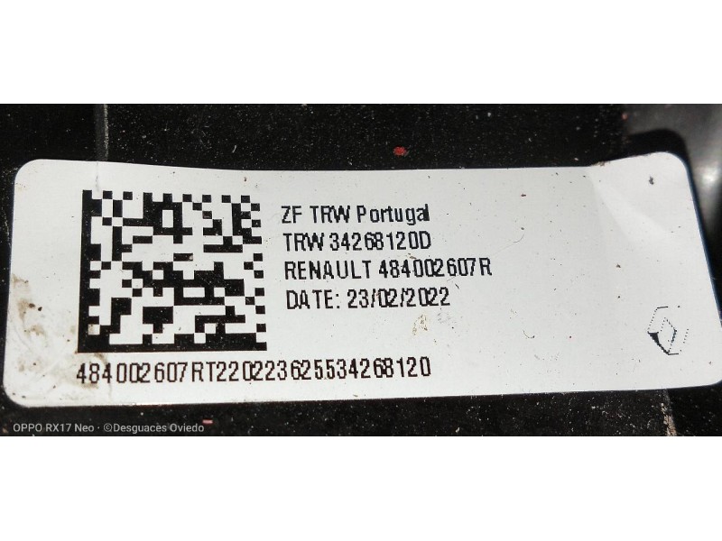 Recambio de volante para renault zoe referencia OEM IAM 484002607R 34268120D 