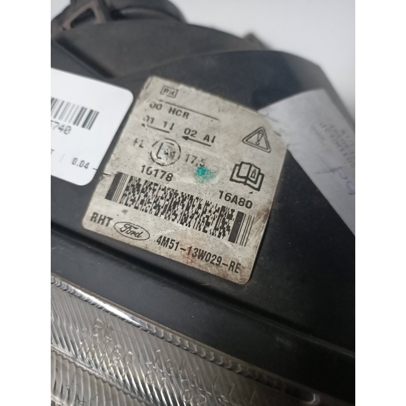 Recambio de faro derecho para ford focus berlina (cap) 2.0 tdci cat referencia OEM IAM 4M5113W029ND  