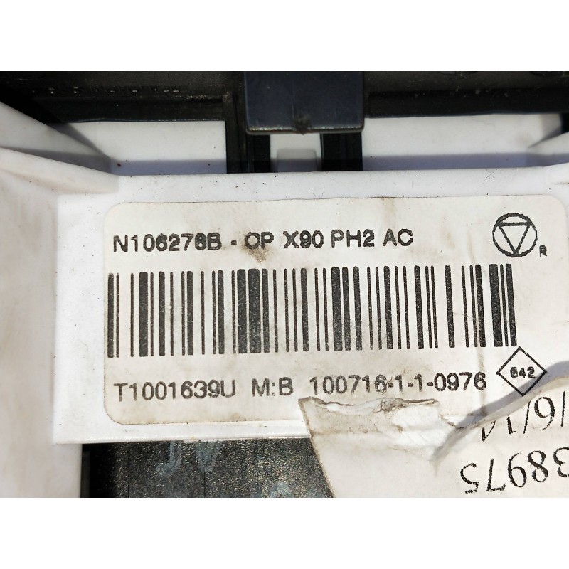 Recambio de mando calefaccion / aire acondicionado para dacia sandero 1.5 dci diesel cat referencia OEM IAM N106278B T1001639U 
