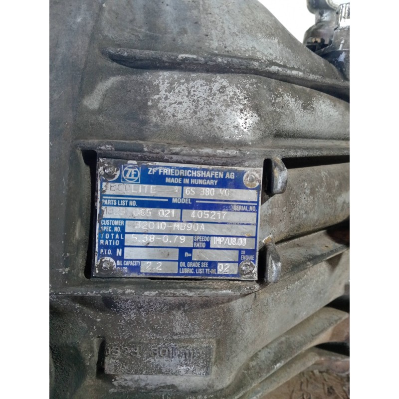 Recambio de caja cambios para nissan cabstar 09.06 cabstar 35.xx cabina simple cabina individual referencia OEM IAM 32010MB90A 1