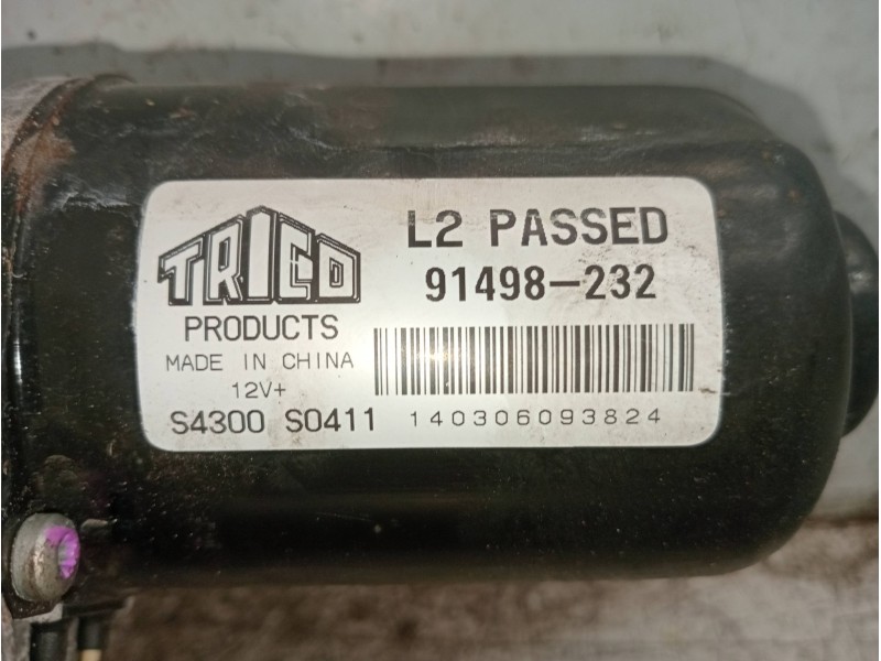 Recambio de motor limpia delantero para opel corsa c cosmo referencia OEM IAM 91498232 S4300S0411 