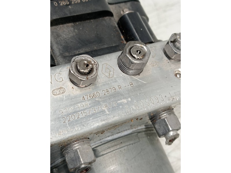 Recambio de abs para renault zoe referencia OEM IAM 476602879R 0265956707 2265106455
