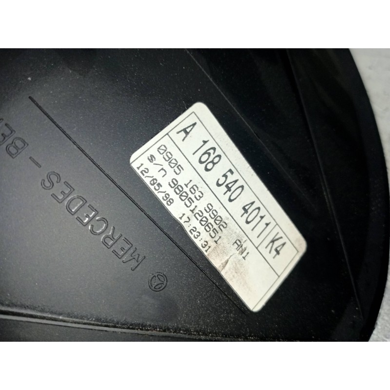 Recambio de cuadro instrumentos para mercedes clase a (w168) 160 (168.033) referencia OEM IAM A1685404011 09051639902 9805120651