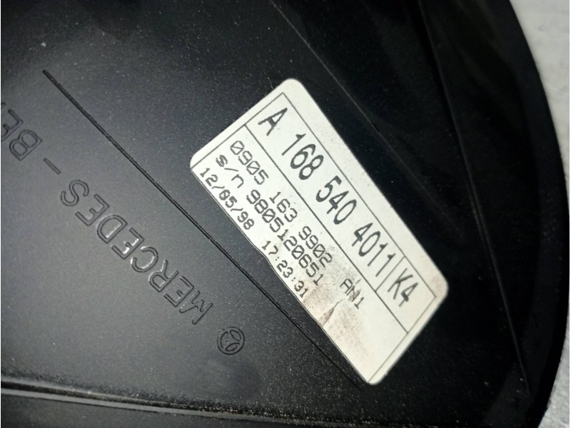 Recambio de cuadro instrumentos para mercedes clase a (w168) 160 (168.033) referencia OEM IAM A1685404011 09051639902 9805120651