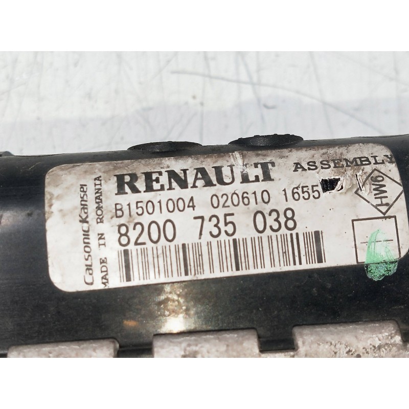 Recambio de radiador agua para dacia sandero 1.4 cat (gas licuado del petróleo. gpl) referencia OEM IAM 8200735038 B1501004 0206