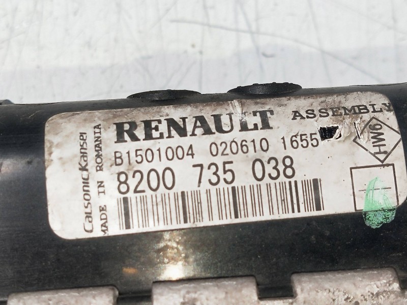 Recambio de radiador agua para dacia sandero 1.4 cat (gas licuado del petróleo. gpl) referencia OEM IAM 8200735038 B1501004 0206