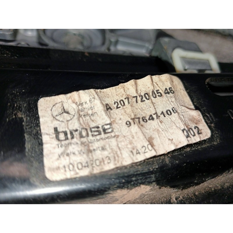 Recambio de elevalunas delantero izquierdo para mercedes clase clk (w207) coupe e 220 cdi blueefficiency (207.302) referencia OE