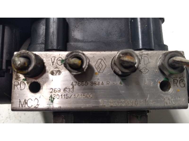 Recambio de abs para dacia sandero 1.2 16v cat referencia OEM IAM 0265243365 476608644R 