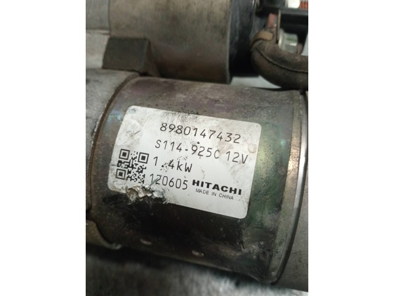 Recambio de motor arranque para opel mokka edition referencia OEM IAM 8980147432  