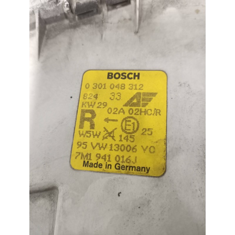 Recambio de faro derecho para ford galaxy (vx) 2.8 v6 cat referencia OEM IAM 0301048312 95VW13006YC 7M1941016J