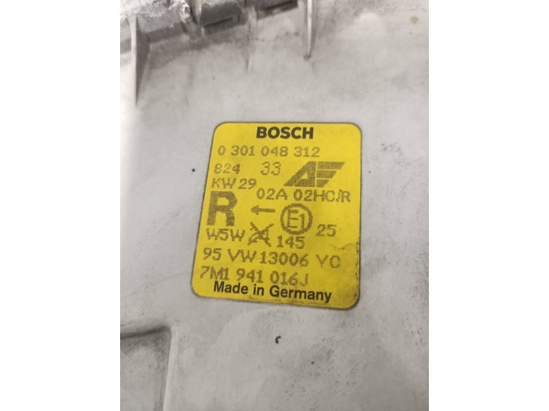 Recambio de faro derecho para ford galaxy (vx) 2.8 v6 cat referencia OEM IAM 0301048312 95VW13006YC 7M1941016J