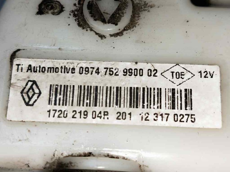 Recambio de bomba combustible para dacia sandero 0.9 tce cat referencia OEM IAM 172021904R 0974752990002 AFORADOR