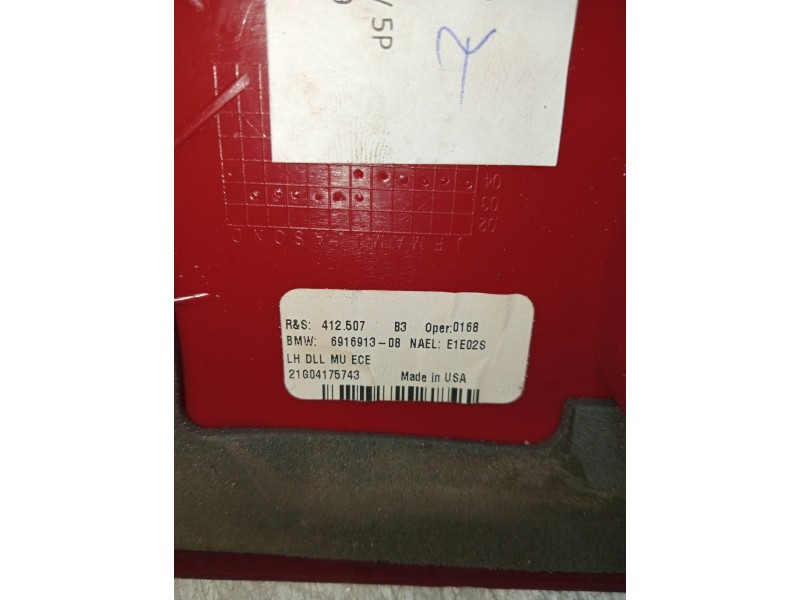 Recambio de piloto trasero izquierdo interior para bmw x5 (e53) 3.0 turbodiesel cat referencia OEM IAM 691691308  