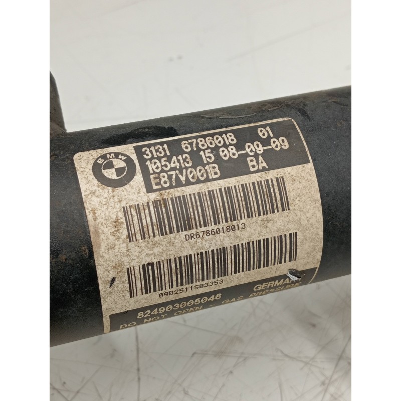 Recambio de amortiguador delantero izquierdo para bmw serie 1 berlina (e81/e87) 116d referencia OEM IAM 31316786018  