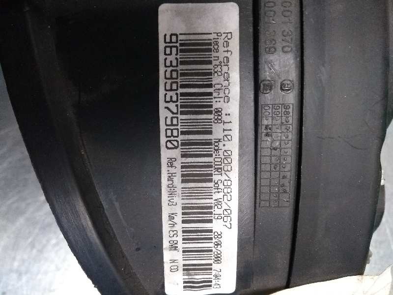 Recambio de cuadro instrumentos para peugeot 406 berlina (s1/s2) 2.2 referencia OEM IAM 110008882067 9639937980 