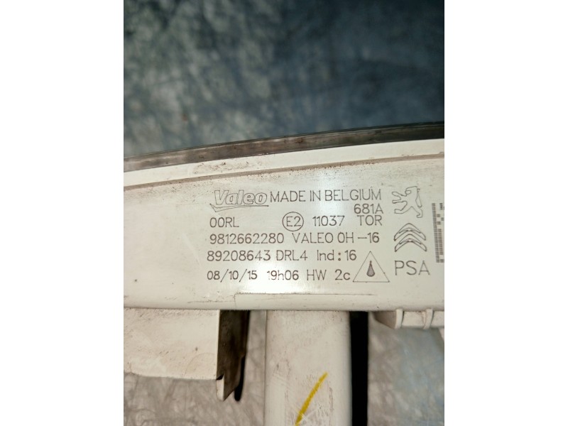 Recambio de piloto delantero derecho para citroen berlingo station wagon xtr plus referencia OEM IAM 9812662280 89208643 