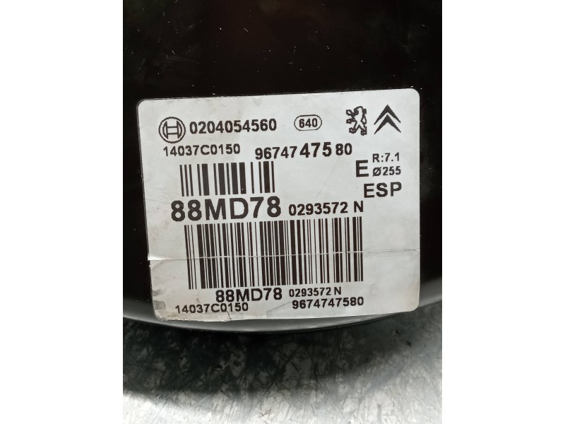 Recambio de servofreno para citroen ds4 design referencia OEM IAM 0204054560 9674747580 