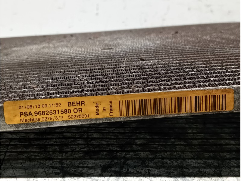 Recambio de condensador / radiador aire acondicionado para citroen ds4 design referencia OEM IAM 9682531580  
