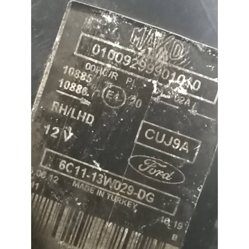 Recambio de faro derecho para ford transit custom kasten 2.2 tdci cat referencia OEM IAM 6C1113W029DG 01009299901010 