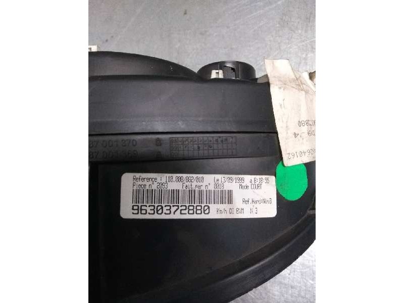 Recambio de cuadro instrumentos para peugeot 406 berlina (s1/s2) 2.0 hdi referencia OEM IAM 9630372880 110008882010 