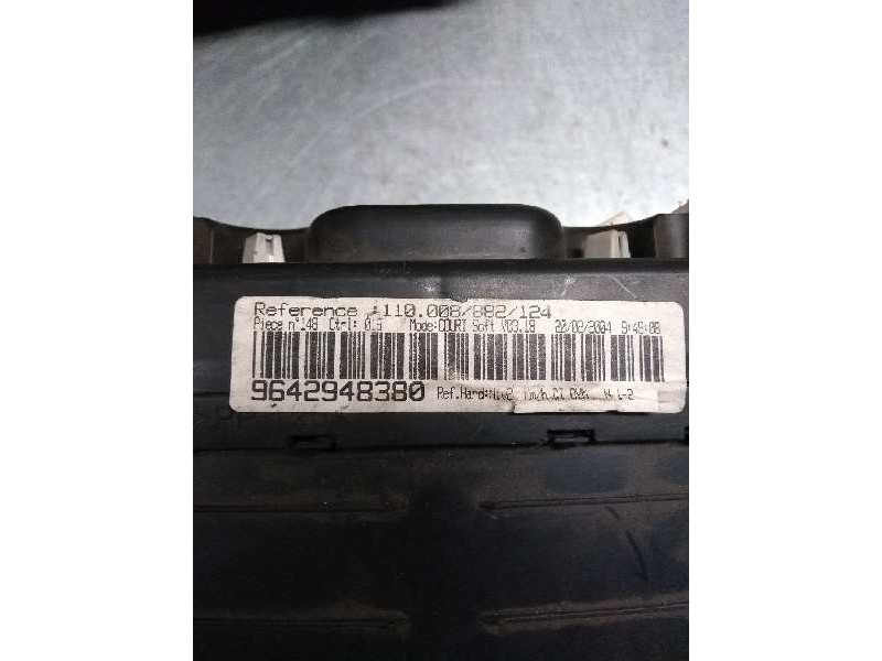 Recambio de cuadro instrumentos para peugeot 406 berlina (s1/s2) 2.0 hdi referencia OEM IAM 9642948380 110008882124 