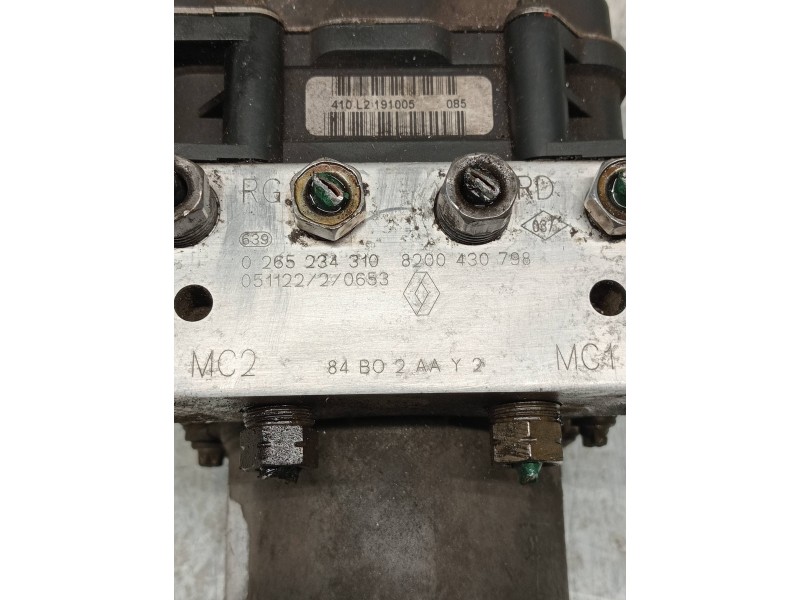 Recambio de abs para renault scenic ii confort dynamique referencia OEM IAM 0265234310 8200430798 0265950300
