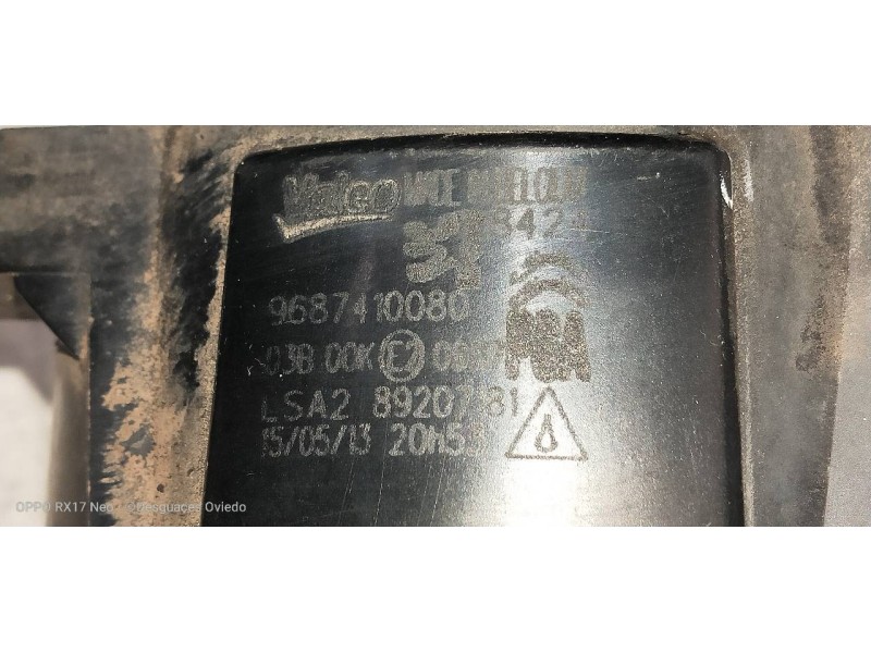 Recambio de faro antiniebla derecho para citroen ds4 design referencia OEM IAM 9687410080  