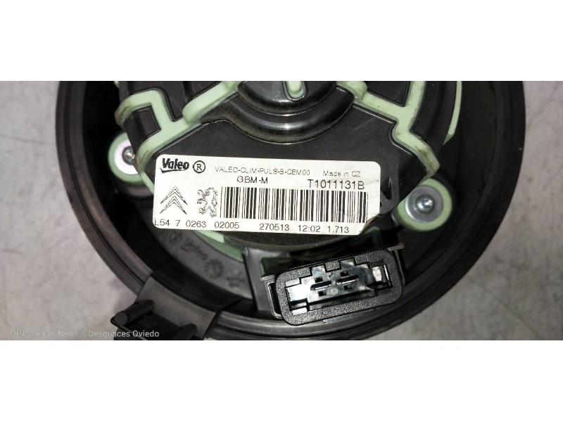 Recambio de motor calefaccion para citroen ds4 design referencia OEM IAM T1011131B  