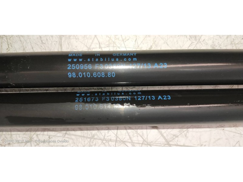 Recambio de amortiguadores maletero / porton para citroen ds4 design referencia OEM IAM 9801060880  