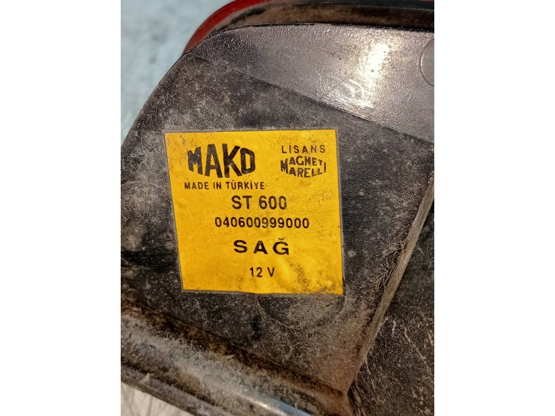 Recambio de piloto trasero derecho para fiat doblo (119) 1.3 16v jtd dynamic multijet referencia OEM IAM 040600999000  