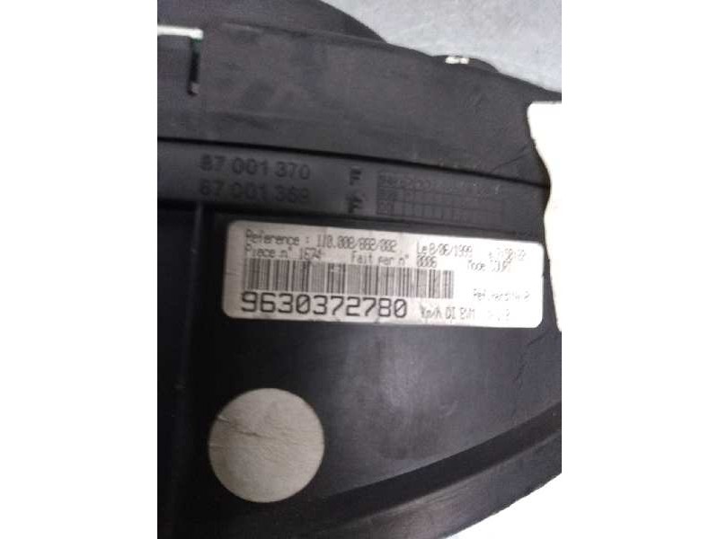 Recambio de cuadro instrumentos para peugeot 406 berlina (s1/s2) srdt referencia OEM IAM 110008882002 9630372780 