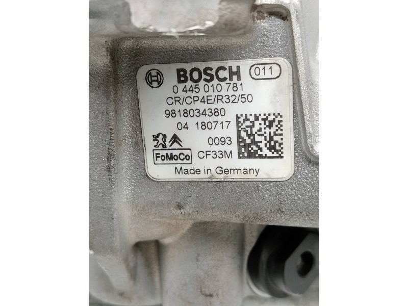 Recambio de bomba inyeccion para ford transit connect combi 220 l1 ambiente referencia OEM IAM 0445010781 9818034380 