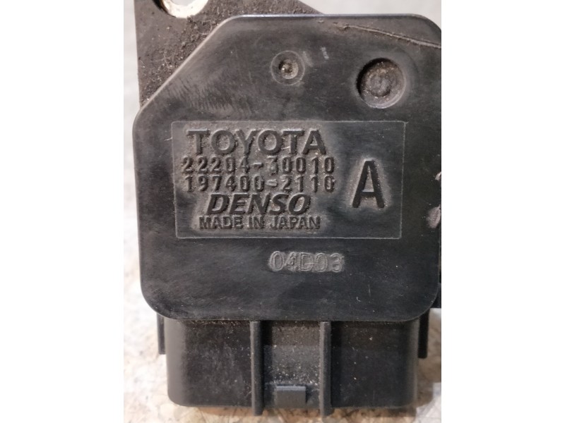 Recambio de caudalimetro para toyota yaris (ncp1/nlp1/scp1) 1.4 d-4d linea luna referencia OEM IAM 2220430010 1974002110 