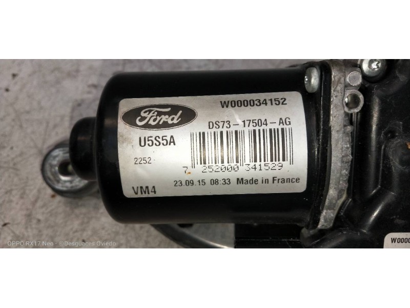 Recambio de motor limpia delantero para ford mondeo lim. trend referencia OEM IAM DS7317504AG W000034152 