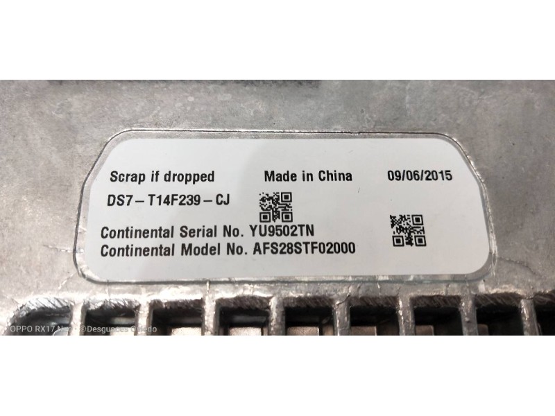 Recambio de pantalla multifuncion para ford mondeo lim. trend referencia OEM IAM DS7T14F239CJ DS7T18B955FB 