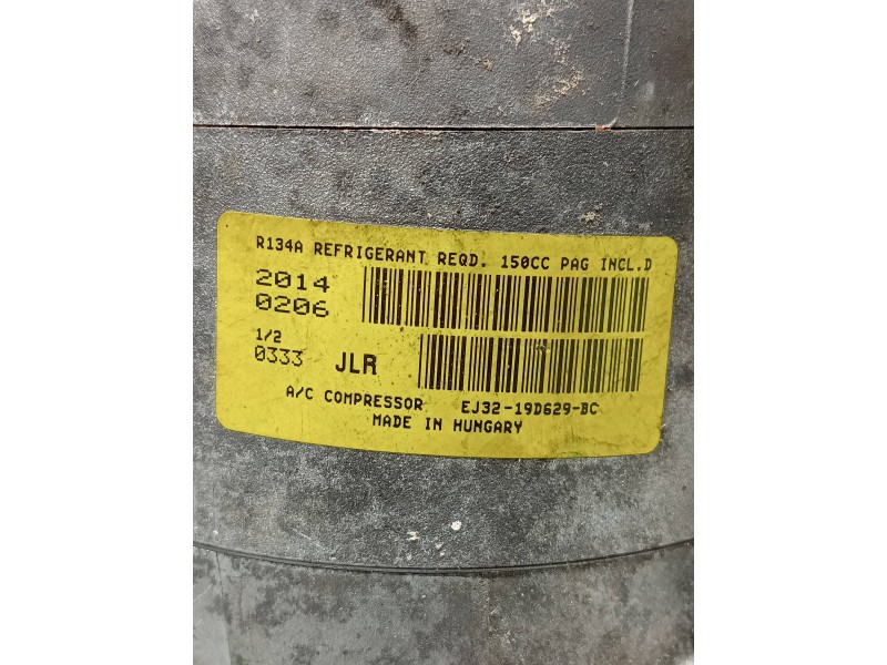 Recambio de compresor aire acondicionado para land rover evoque dynamic referencia OEM IAM EJ3219D629BC  