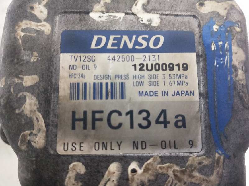 Recambio de compresor aire acondicionado para fiat bravo (182) 2.0 20v cat referencia OEM IAM 4425002131 HFC134A 