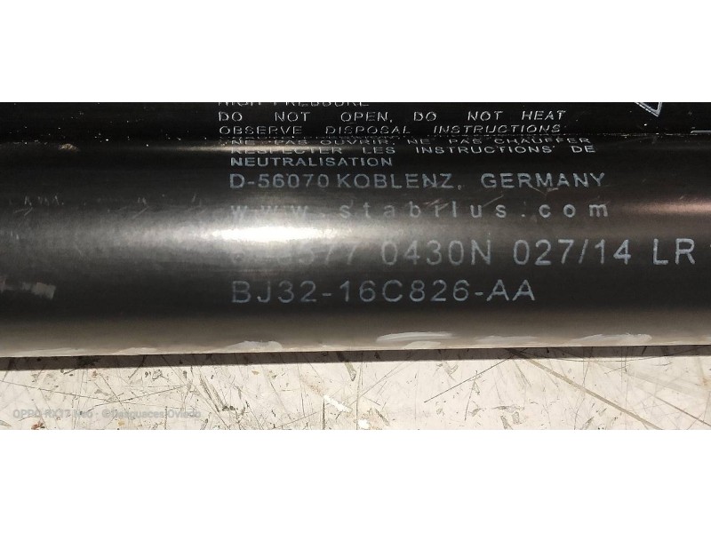 Recambio de amortiguadores capo para land rover evoque dynamic referencia OEM IAM BJ3216C826AA  