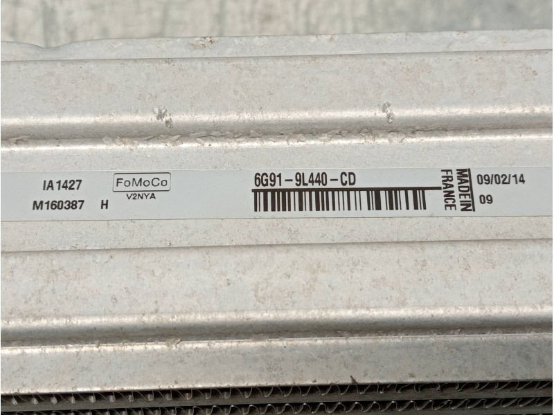 Recambio de intercooler para land rover evoque dynamic referencia OEM IAM 6G919L440CD  