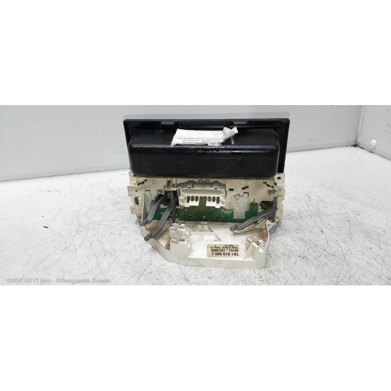 Recambio de mando calefaccion / aire acondicionado para volkswagen t4 caja abierta/doble cabina (mod. 1991) caja abierta / plata
