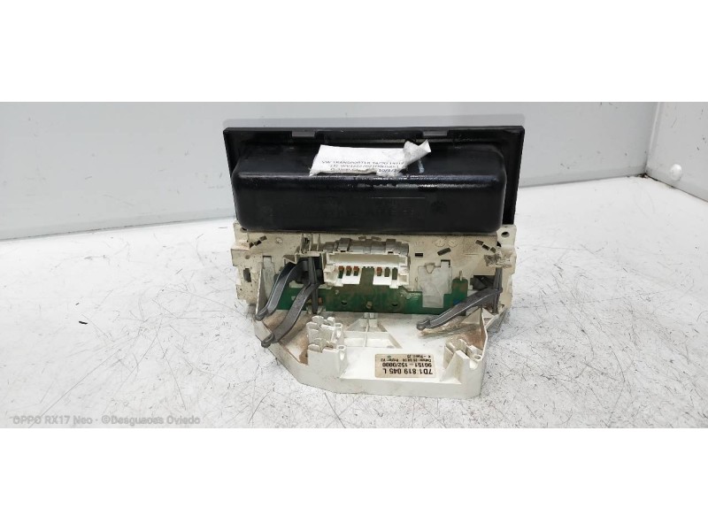 Recambio de mando calefaccion / aire acondicionado para volkswagen t4 caja abierta/doble cabina (mod. 1991) caja abierta / plata