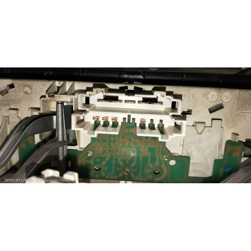 Recambio de mando calefaccion / aire acondicionado para volkswagen t4 caja abierta/doble cabina (mod. 1991) caja abierta / plata