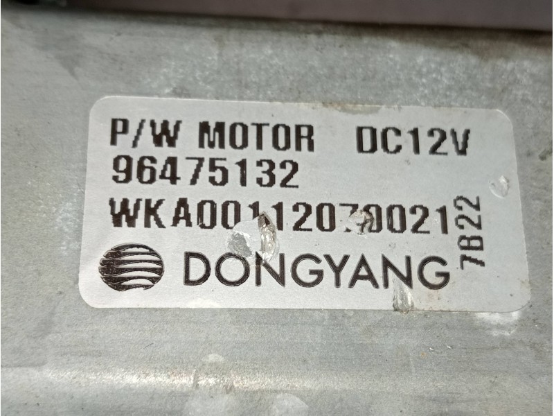 Recambio de elevalunas trasero derecho para chevrolet nubira wagon cdx referencia OEM IAM 96475132  5P