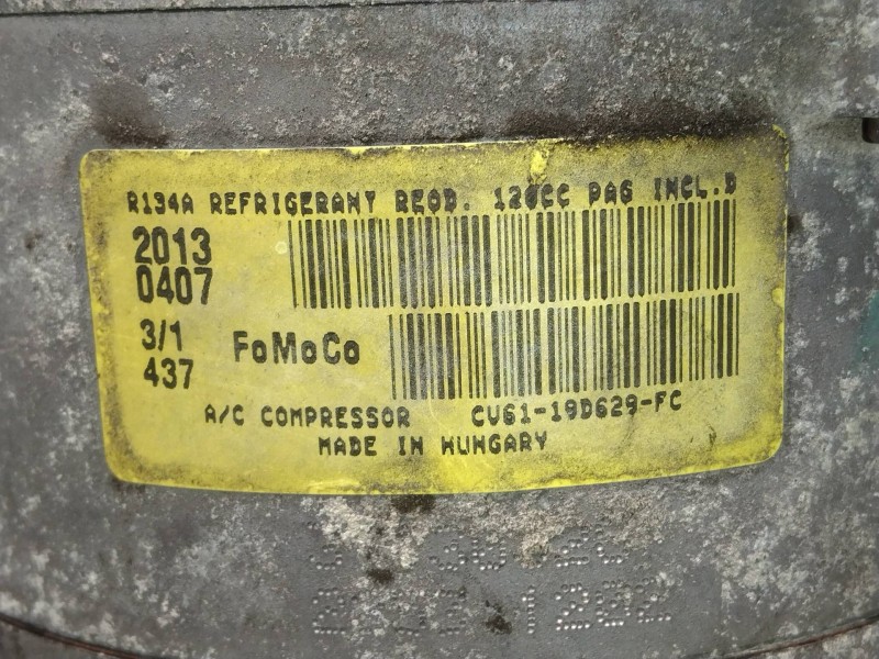 Recambio de compresor aire acondicionado para ford focus lim. (cb8) edition referencia OEM IAM CV6119D629FC  