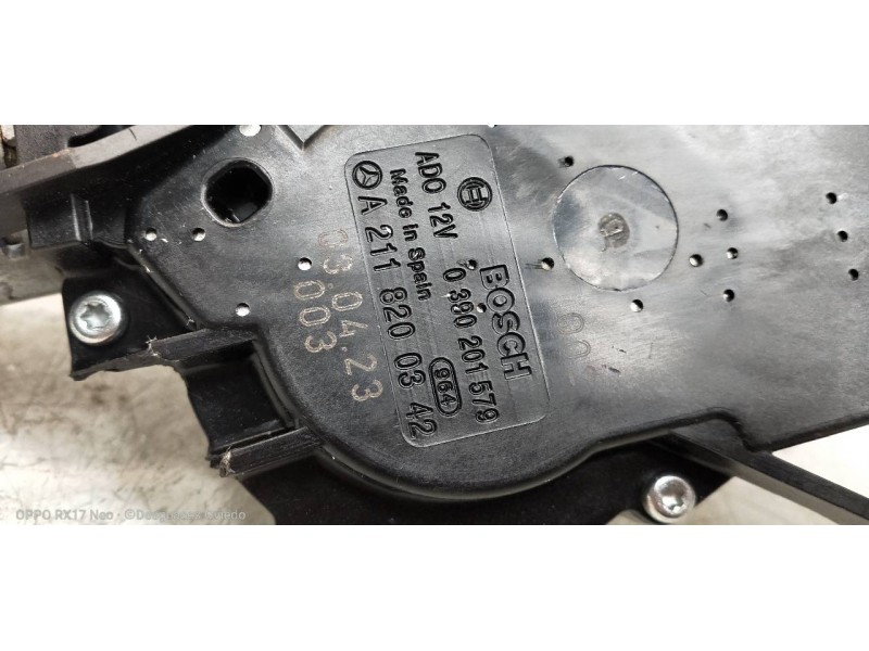 Recambio de motor limpia trasero para mercedes clase e (w211) familiar 320 t cdi (211.226) referencia OEM IAM 0390201579 A211820