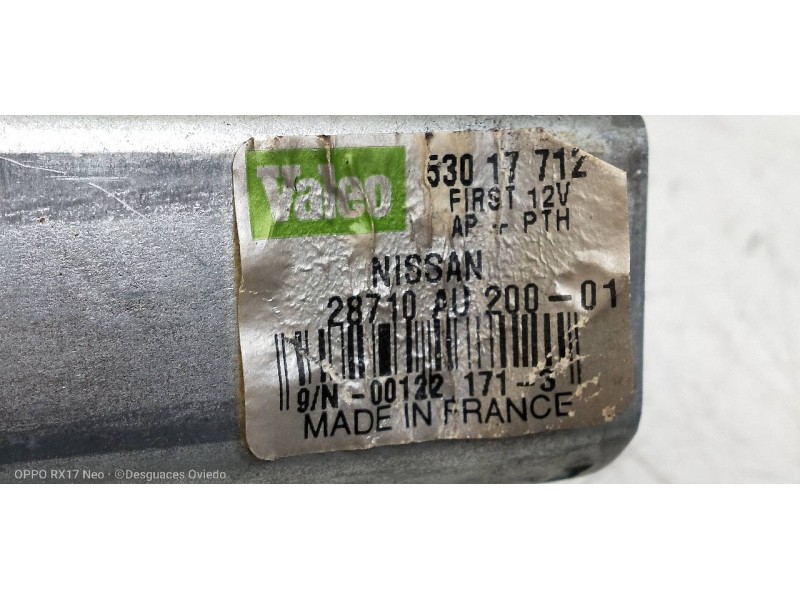 Recambio de motor limpia trasero para nissan primera berlina (p12) acenta referencia OEM IAM 28710AU200 53017712 