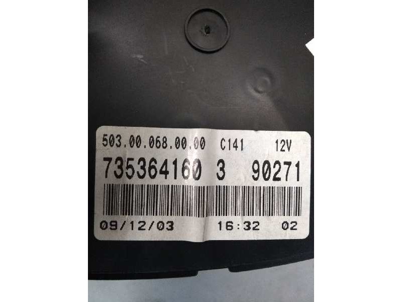 Recambio de cuadro instrumentos para fiat idea (135) 1.4 referencia OEM IAM 735364160 3 90271 503000680000