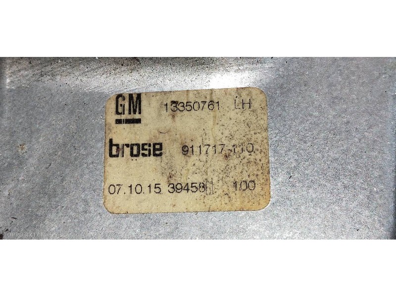 Recambio de elevalunas trasero izquierdo para opel astra j lim. 4türig business referencia OEM IAM 13350761  