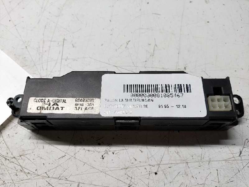 Recambio de pantalla multifuncion para chevrolet lacetti se referencia OEM IAM 96490020  